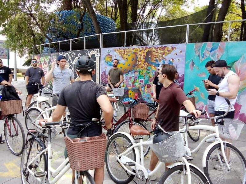 Mexico City Grafitti & Street Art Bike Tour, Find Hidden Gem - Eco-Friendly Travel Experience