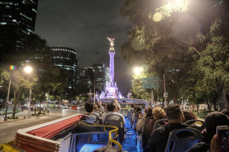 Mexico City: Night City Tour in a Double Decker Bus - Key Points