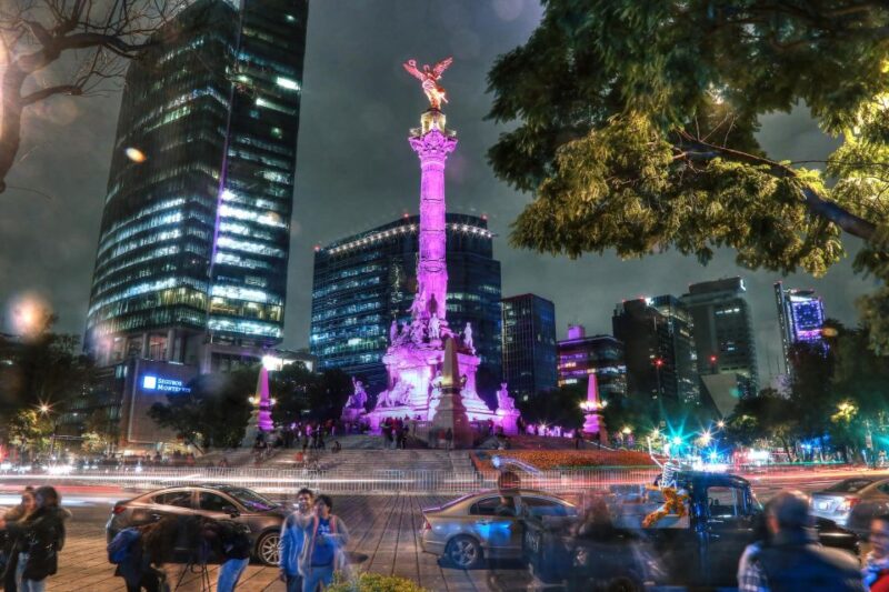 Mexico City: Night City Tour in a Double Decker Bus - Booking and Availability
