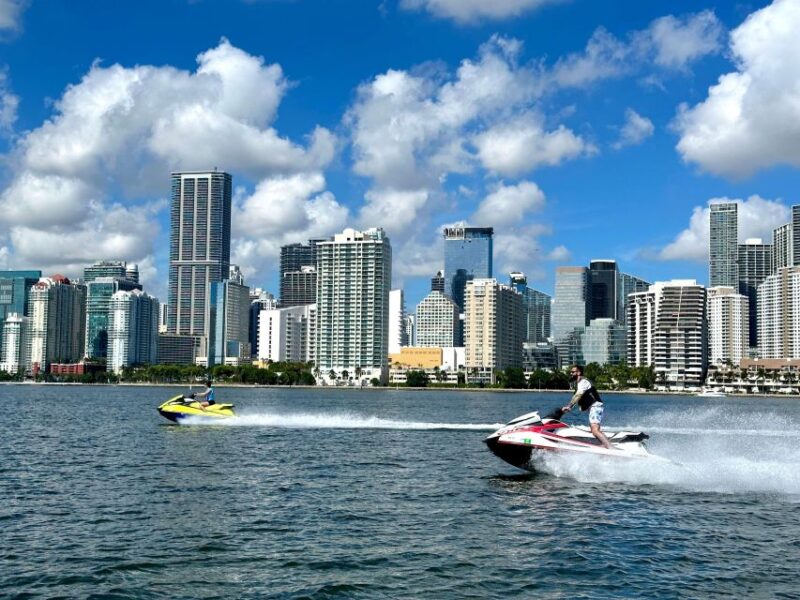 Miami Beach: 1 Hour Jet Ski Rental Miami Beach & Boat Ride - Itinerary
