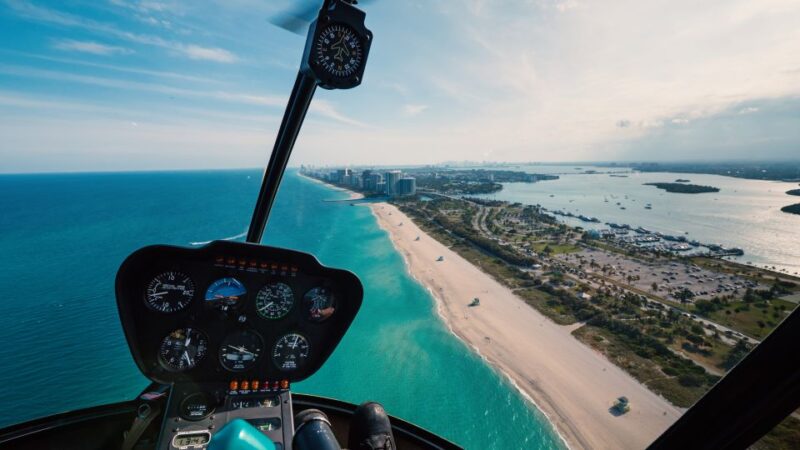 Miami Beach: 30-Minute Private Sunset Luxury Helicopter Tour - Guided Flight Experience