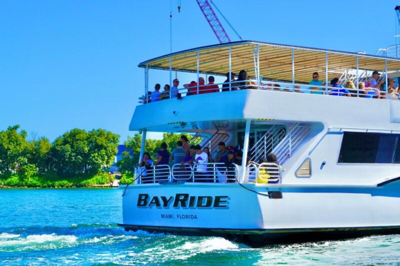 Miami: Beach Boat Tour and Sunset Cruise in Biscayne Bay - Tour Features and Inclusions