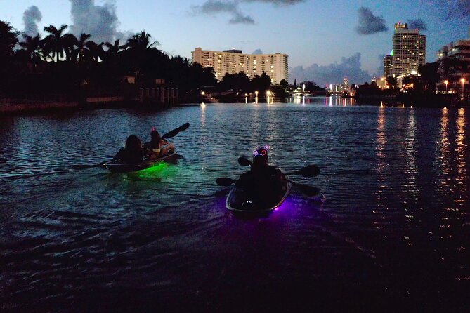 Miami Beach: Neon Nights CLEAR Kayak Tour With Champagne Toast - Reviews