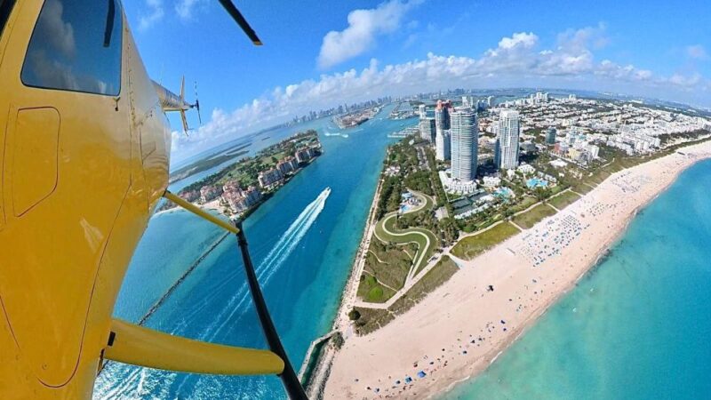 Miami Beach: Sightseeing Helicopter Tour, Unique Gift Idea - Scenic Route and Landmarks