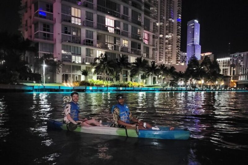 Miami: City Lights SUP or Kayak Night Tour - Experience Highlights