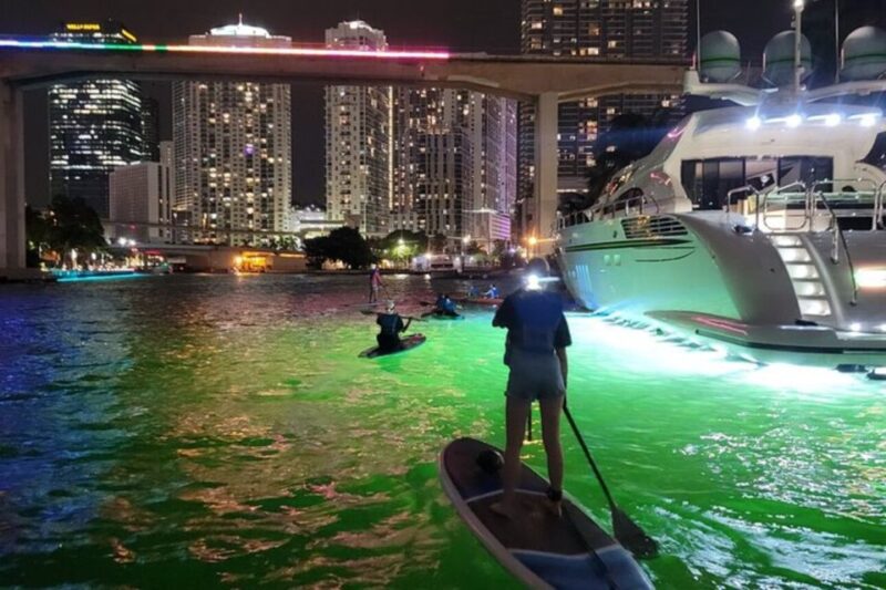 Miami: City Lights SUP or Kayak Night Tour - Cancellation Policy