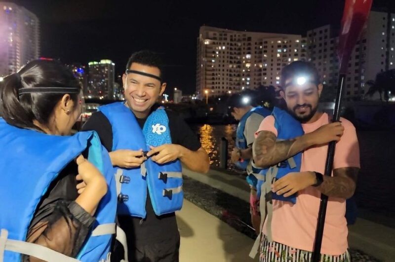 Miami: Guided LED-LIT Kayak Night Tour With Drinks - Participant Information