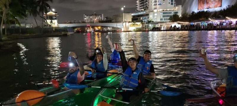 Miami: Guided LED-LIT Kayak Night Tour With Drinks - Customer Feedback