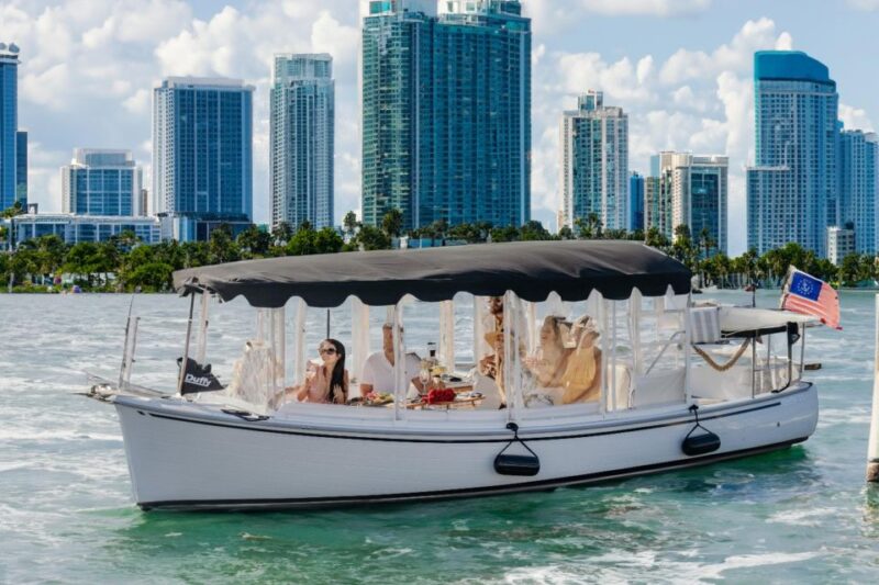 Miami: Luxury E-Boat Cruise With Wine and Charcuterie Board - Cruise Experience