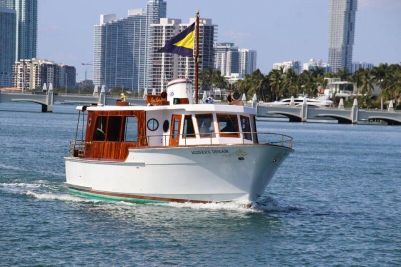 Miami: Miami Skyline Vintage Yacht Cruise, - Experience Highlights