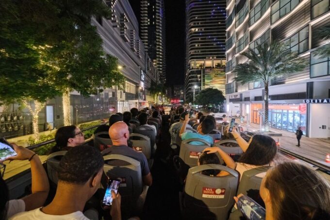 Miami: Open-Top Bus Sightseeing Night Tour With Live Guide - Additional Information