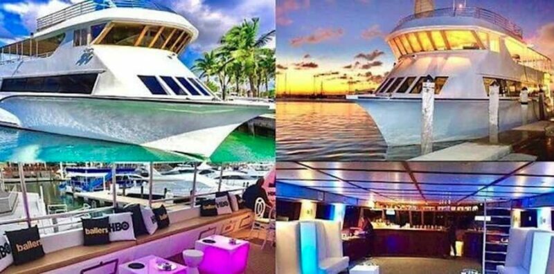 Miami: Party Yacht Cruise with Open Bar and DJ - FAQs