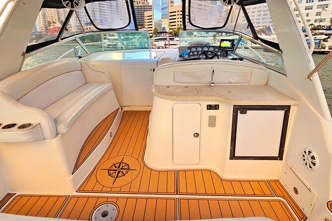 Miami Private Boat Tour on a 37FT Rinker With a Captain - Boat Specifications and Features
