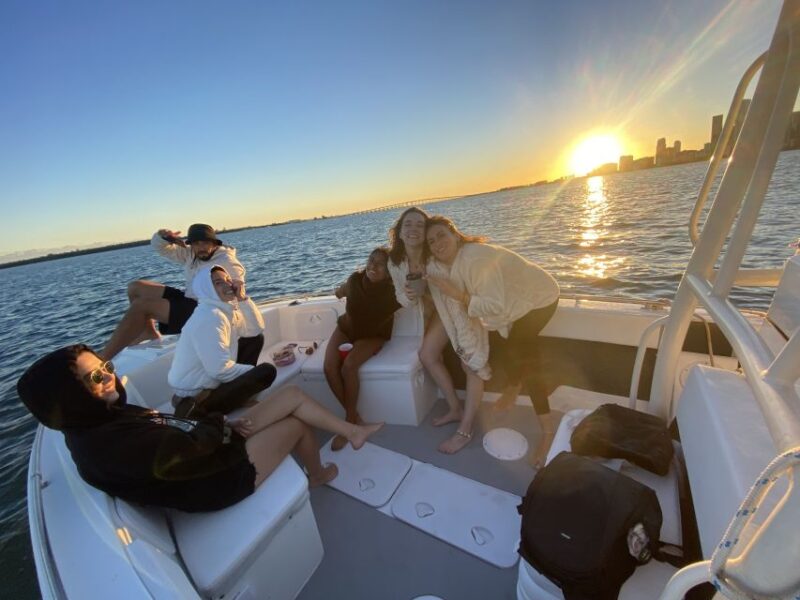 Miami: Private Sunset Boat Tour With Bottle of Champagne - Inclusions
