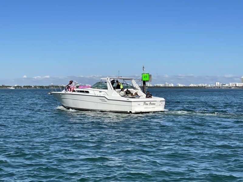 Miami: Private Yacht Rental Tour With Champagne and Snorkel - Safety and Certification