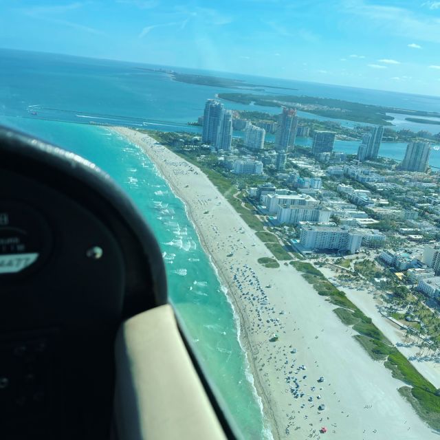 Miami: Romantic 1-Hour Private Flight Tour With Champagne - Flight Details