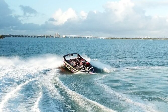 Miami Speed on Biscayne Bay From South Beach - Exploring the Miami Skyline