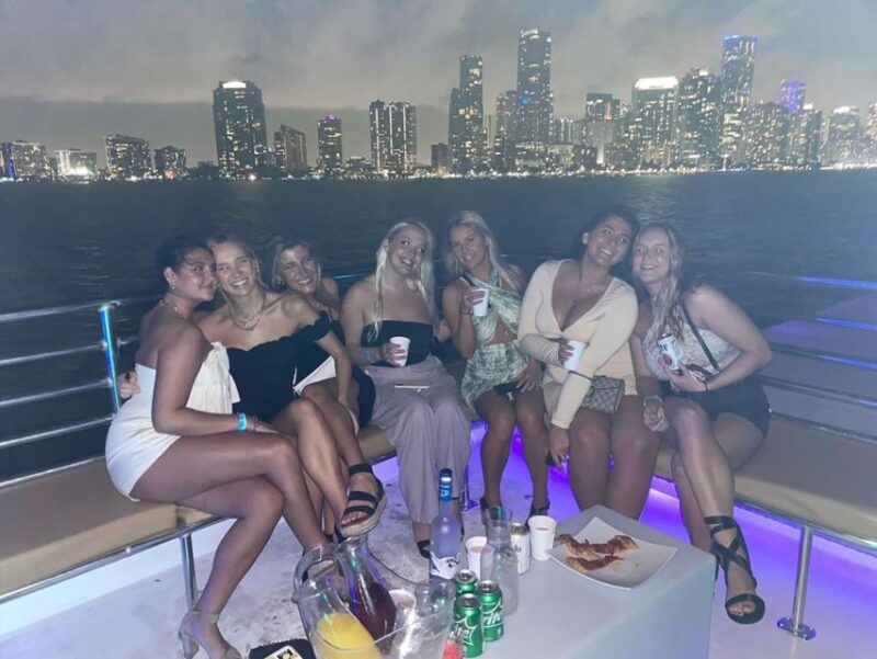 Miami: Ultimate Boat Party, Party Bus and Nightclub Entry - Ultimate Nightlife Experience Package