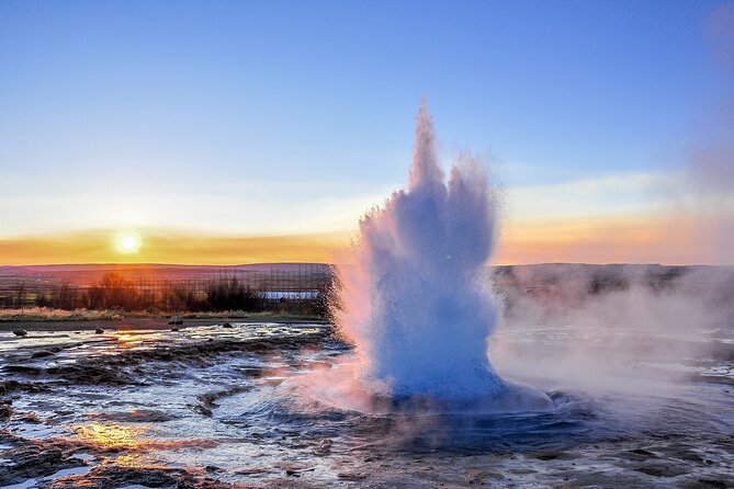 Midnight Golden Circle & Luxury Hot Sea Baths & Silent Locations - Evening and Night Tours