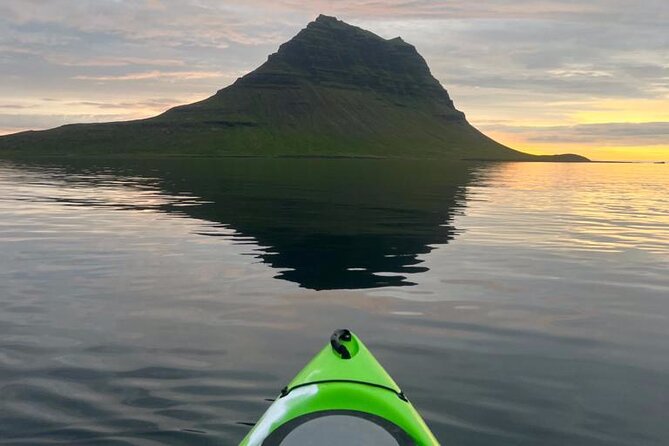 Midnight Sun Kayaking Adventure by Mt. Kirkjufell - Wildlife and Cultural Insights