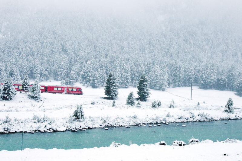 Milan: Bernina and Glacier Train Tickets & Sankt Moritz Tour - Itinerary Highlights