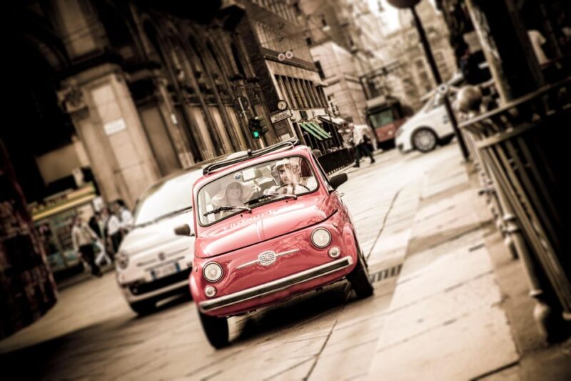 Milan: BIG CentralCityTour by Vintage Fiat 500 (3hs, 3stops) - Tour Inclusions