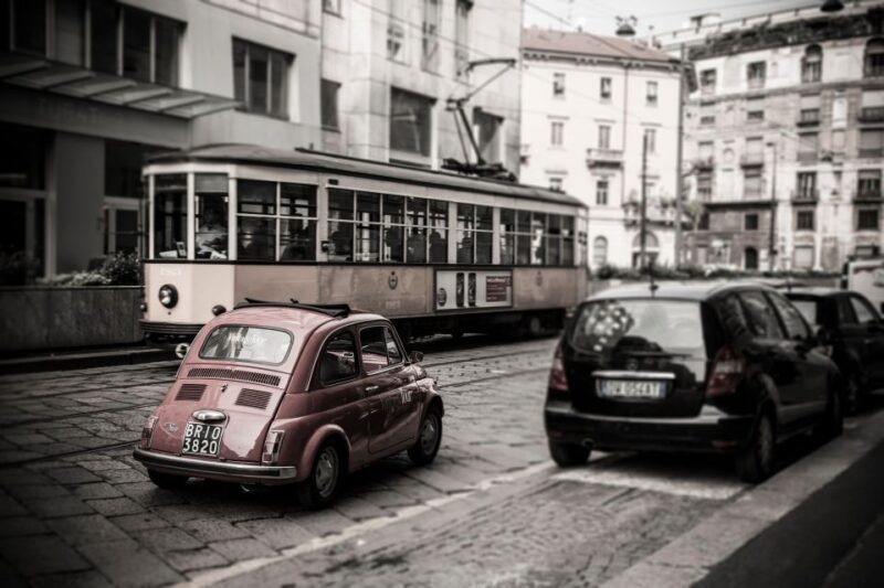 Milan: BIG Skyline Tour by Vintage Fiat 500 (2hs, 2 Stops) - Itinerary Highlights