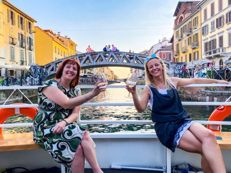 Milan: Navigli District Canal Boat Tour With Aperitivo - Overview of the Tour