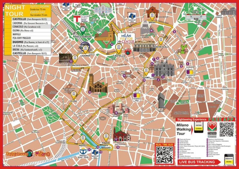 Milan: Night Tour by Bus - Inclusions and Exclusions