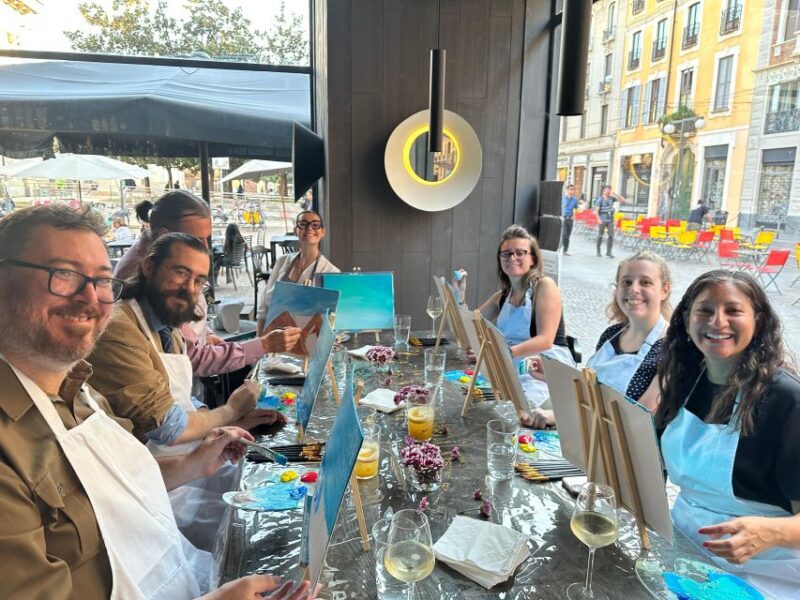 Milan: Paint & Sip Class - Experience and Highlights