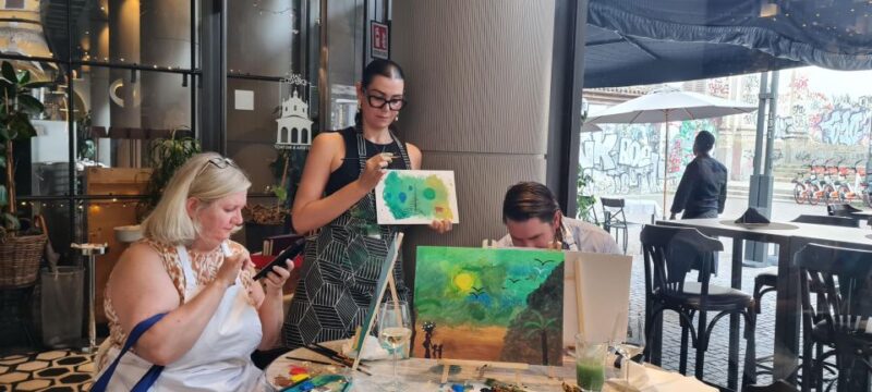 Milan: Paint & Sip Class - Accessibility and Age Requirement