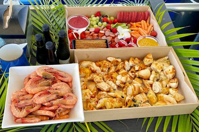 Milbi Sunset Cruise With Champagne and Prawns - Inclusions