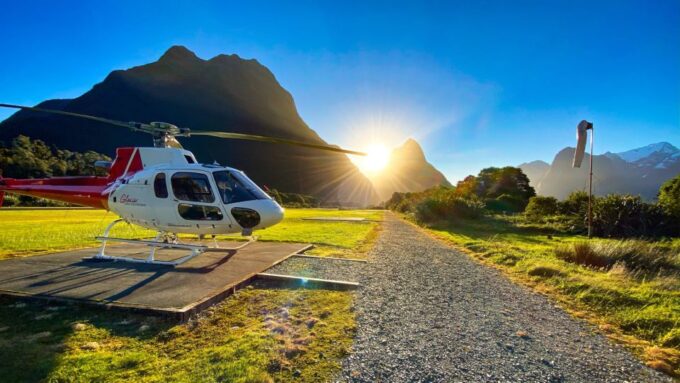 Milford Sound Extended Helicopter Flight & 3 Landings - Helicopter Flight Itinerary