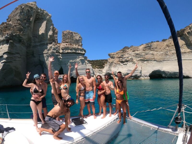 Milos: Full-Day Catamaran Cruise With Paddle Board - Key Points