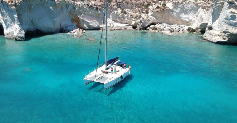 Milos: Full-Day Catamaran Cruise With Paddle Board - Itinerary