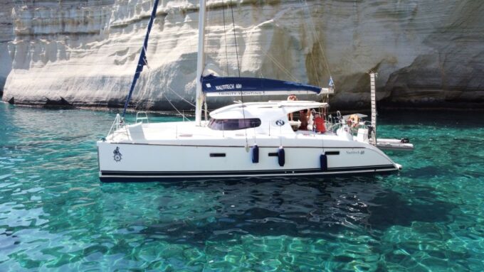 Milos: Full Day Milos and Poliegos Catamaran Cruise - Frequently Asked Questions