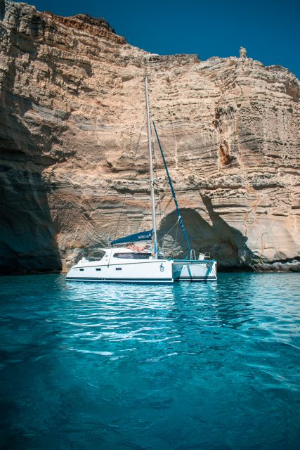 Milos: Half Day Morning Private Catamaran With Lunch Kleftiko - Inclusions