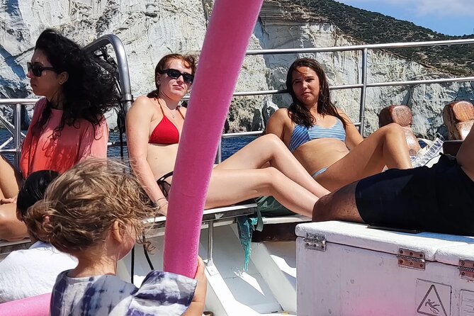 Milos Half-day Tour to Kleftiko - Crew and Boat