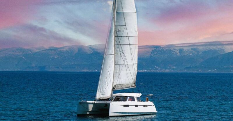 Milos: Kleftiko Bay Catamaran Cruise With Meal & Sunset View - Catering and Refreshments