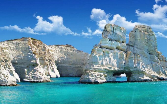 Milos: Kleftiko Bay Catamaran Cruise With Meal & Sunset View - Booking and Pricing Information