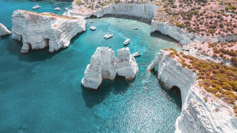 Milos: Kleftiko Semi Private Sailing Cruise With Lunch - Key Points