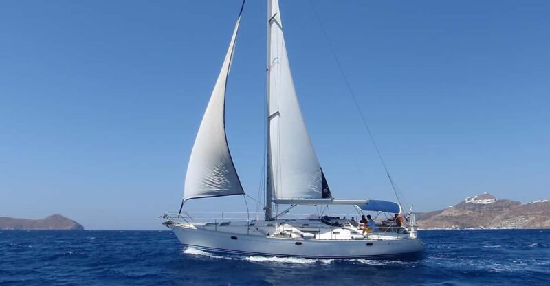 Milos: Kleftiko Semi Private Sailing Cruise With Lunch - Onboard Experience