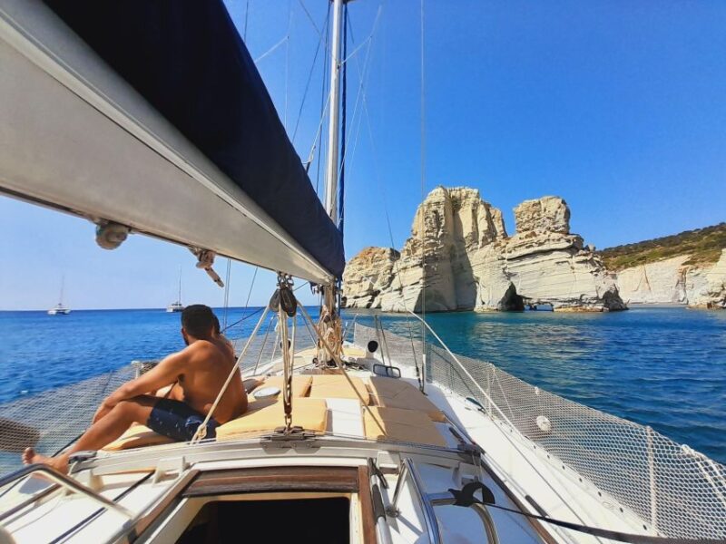 Milos : Private Full Day Cruise to Kleftiko With Lunch - Itinerary