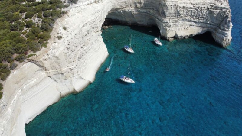 Milos : Private Full Day Cruise to Kleftiko With Lunch - Meeting Point and Pickup