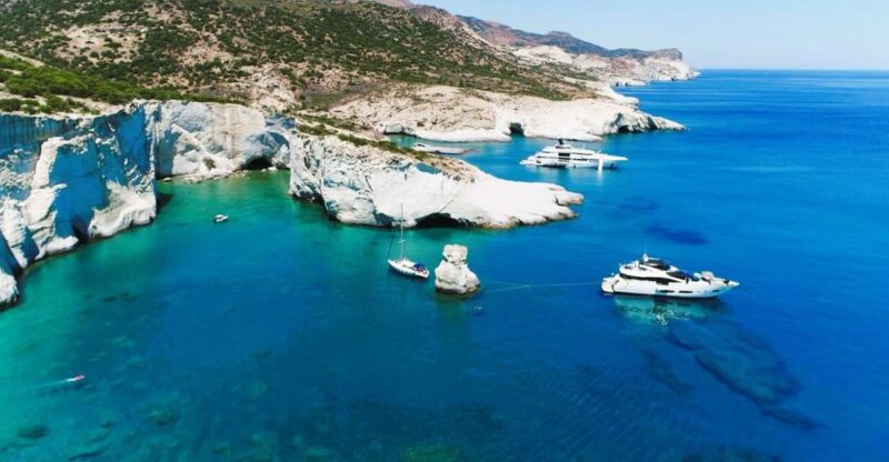 Milos: South Coast Private RIB Cruise With Kleftiko Visit - Exploring Beaches