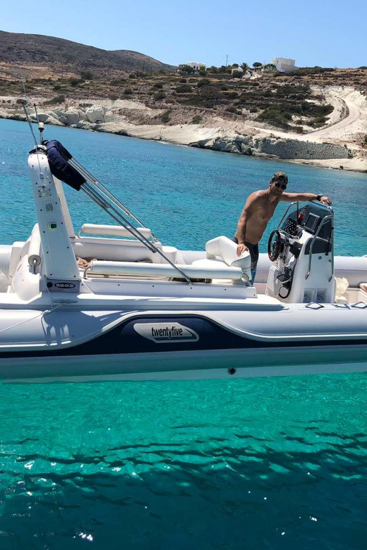 Milos: Speed Boat Tour to Kleftiko Or/And Polyaigos - Swimming and Snorkeling Opportunities