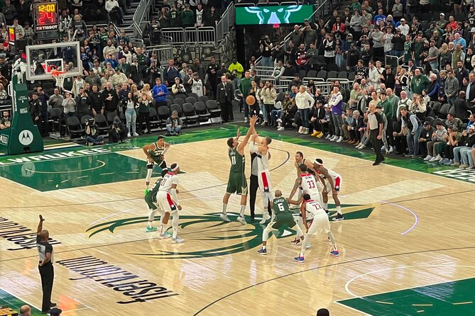 Milwaukee Bucks Basketball Game Ticket at Fiserv Forum - Location and Pickup