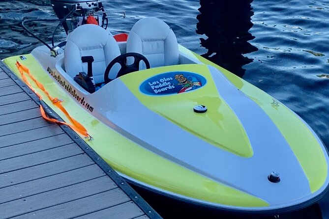 Mini Powerboat Rental - Admiring Surrounding Sights