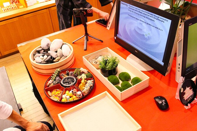 Miniature Japanese Zen Garden Crafting + Tea Experience - Matcha Tea and Traditional Japanese Sweets