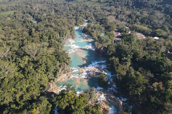Misol Ha Blue Waterfalls and Palenque Archaeological Area - Key Points